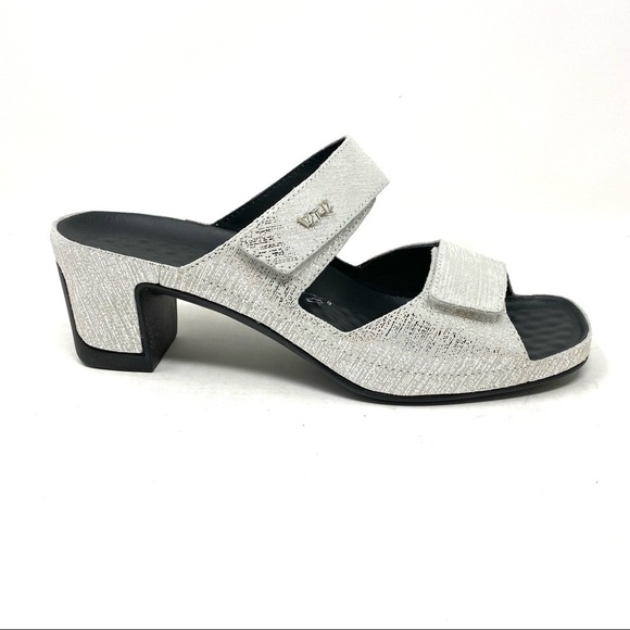 Vital Shoes tor silber mules in silver - Picture 1 of 13